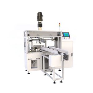 Automatic worm gear straightening machine